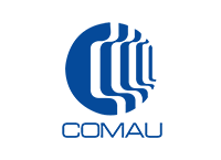 Logo pequeño de la marca Comau.